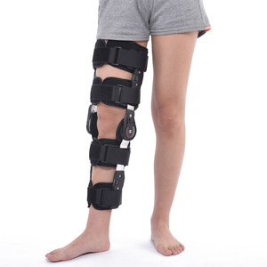 Genouillère réglable monobloc avec sangles de fixation, facile à porter, attelle rotulienne pour la santé du genou. - Product Image 4