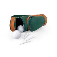Pochette de balles de golf en cuir PU Stockage de balles de golf personnalisé Accessoires de golf