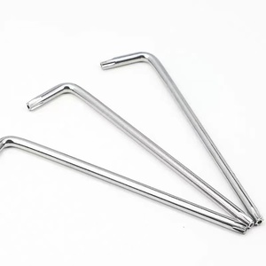 En gros, clés <span class=keywords><strong>Torx</strong></span> en L personnalisées, bras court, double tête, nickel noir, <span class=keywords><strong>T5</strong></span>-T45, outils à main de réparation - Product Image 4