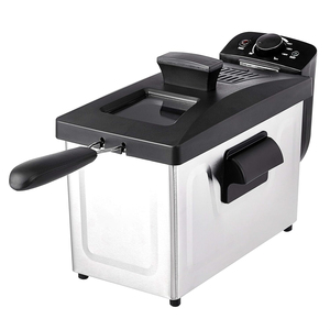 3L Electric Deep Fryer Removable Basket Adjustable Temperature <b>Timer</b> Fried Chicken Chips - Product Image 4