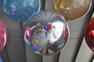 La plus nouvelle luminosité brillance sphère gonflable miroir boule ballon réfléchissant avec taille personnalisée maison jardin ornement décoration - Product Image 2