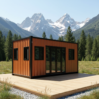 Maison mobile portable 3 chambres, maison conteneur de luxe en acier économique, préfabriquée, mini, personnalisée, détachable, installation rapide, garantie 5 ans