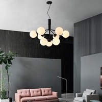 Simig éclairage moderne lampe Noire Jane sur 2019 Nouvelle Maison Étude Chambre Salon Lustre lumière