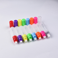 Nouveau 2026 – Stylo marqueur vide en tube plastique à pointe plate et biseautée 10/11 mm, avec capuchon coloré, logo/emballage OEM, en stock