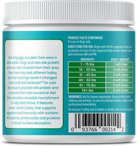 Golosinas calmantes de cáñamo de fórmula personalizada para perros Suplemento en polvo de 120 recuentos para aliviar la ansiedad Suplemento privado para el cuidado de la salud de mascotas - Product Image 3