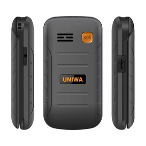 UNIWA V909T 4G Flip Phone <span class=keywords><strong>a</strong></span> doppio schermo singolo Nano <span class=keywords><strong>cellulare</strong></span> grande pulsante per 2250 anziani mAh tastiera russa - Product Image 2