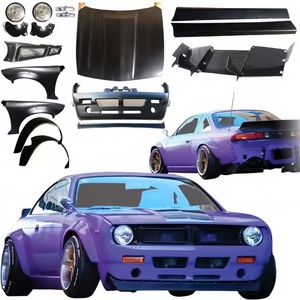 Kit de Carrocería Rocket B para <span class=keywords><strong>Nissan</strong></span> Silvia <span class=keywords><strong>240SX</strong></span> 200SX S14, <span class=keywords><strong>Precio</strong></span> de Fábrica, Parachoques Delantero, Parachoques Trasero, Faldones Laterales, Guardabarros, Faros Delanteros - Product Image 4