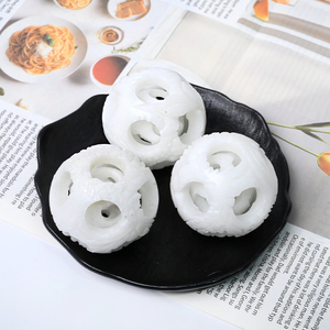 Wholesale High Quality <b>Crystal</b> Healing Stone <b>Ball</b> White Jade Sphere <b>Crystal</b> Decoration for Gift - Product Image 1