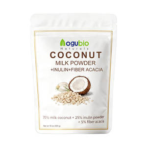 مسحوق حليب جوز الهند بنسبة 70٪ مع مزيج ألياف الإنولين البريبايوتيك من أوجوبيو، أكياس مخصصة بعلامة تجارية خاصة - Product Image 2