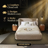 Sofá Cama Moderno de Espuma Viscoelástica, Envasado al Vacío para Bajo Costo de Envío, Paquete Pequeño, Ahorro de Espacio, Mueble Plegable para Sala de Estar