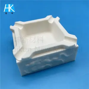 Wholesale Customized High Temperature Alumina Al2o3 Ceramic Crucible Pot Cauldron Ashtray