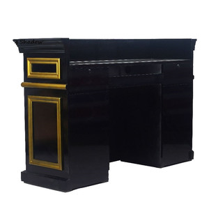 Mostrador <span class=keywords><strong>de</strong></span> Recepción <span class=keywords><strong>de</strong></span> Madera Estilo <span class=keywords><strong>2022</strong></span> para Salón <span class=keywords><strong>de</strong></span> Belleza, Peluquería, Barbería, Salón <span class=keywords><strong>de</strong></span> <span class=keywords><strong>Uñas</strong></span> - Diseño Moderno, Color y Logotipo Personalizables - Product Image 3