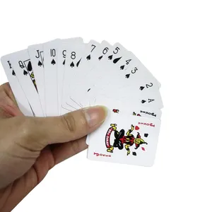 Juego de cartas de papel impreso de alta calidad, cartas empaquetadas en caja