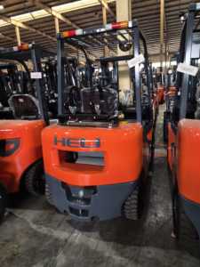 מלגזה גז LPG פרופאן 3 טון משומשת מנטו טלסקופית עם סל עבודה. משאבת מטען נשלפת של יונדאי מונטקרגה סטיל - Product Image 6