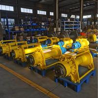 Treuil électrique Allman 220V 1,6 tonne certifié CE M5, treuil électrique robuste avec câble de 60m, triphasé, pour travaux de construction et de traction