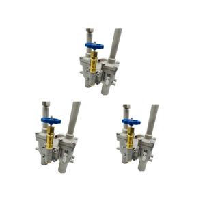 Vanne de livraison compacte 1/2 pouce-48 pouces, vanne à siège angulaire pour oxyde nitreux liquide, pneumatique pour l'aérospatiale - Product Image 4