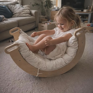 Chaise à <span class=keywords><strong>bascule</strong></span> en bois pour bébé, forme de <span class=keywords><strong>cygne</strong></span> mignon, siège à <span class=keywords><strong>bascule</strong></span> pour tout-petits, confortable et sûr pour les nourrissons, vente chaude - Product Image 4