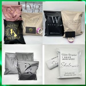 Biodegradable <b>Waterproof</b> Self Adhesive Customized Printed White Poly Shipping Mailer Bags - Product Image 4