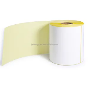 Custom 4x6 Label Semi Gloss Printed Color Paper Label Direct Thermal Transfer Shipping Label
