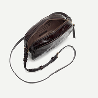 Sac à bandoulière en cuir PU pour appareil photo pour femmes, sacoche avec Logo de Design personnalisé, 2019