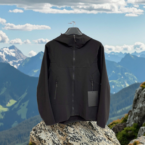 Giacca <span class=keywords><strong>Bomber</strong></span> Sportiva Invernale Personalizzata per Uomo, Asciugatura Rapida, <span class=keywords><strong>Oversize</strong></span>, con Zip e Cappuccio, in Spandex/Poliestere, Antivento e Traspirante - Product Image 1