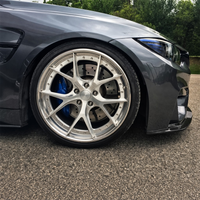 Jantes forgées 2/3 pièces 5x112 5x114.3 5x130 19 20 21 pouces S101 style 5 branches fendues à déport profond pour BMW M3 M4 Porsche 911