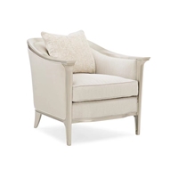 Canapé simple de luxe léger, villa d'hôtel, salon, chambre à coucher, fauteuil en bois massif avec coussin de canapé
