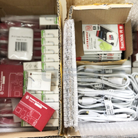 Kit Básico Oficial Raspberry Pi 4 Modelo B Incluye Placa Pi 4B 1GB/2GB/4GB/8GB RAM, Fuente de Alimentación, Carcasa, Refrigeración, Tarjeta MicroSD, Cables