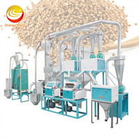 Moulin à riz ORME de haute qualité, rouleaux de 5 tonnes à 10 tonnes par heure, machine à moudre le maïs en farine super fine, faible bruit, cœur PLC