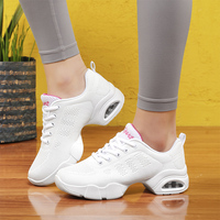 Chaussures de danse professionnelles unisexes respirantes avec empeigne en mélange, semelle en PU à coussin d'air, légères, antichoc, pour la compétition, fabriquées en Chine