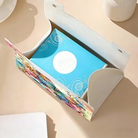 Kit de boîte à mouchoirs DIY 5D Diamond Painting, boîte à serviettes en cuir PVC avec strass en cristal, haute esthétique, pour la décoration de la maison et du bureau