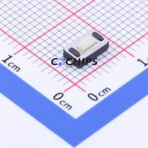 YTSB008A0252502B Tactile Switch SMD,6x3.5mm Switch Single Pole Single Throw Rectangle Button 2.5N Vertical Mount - Product Image 1