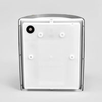 Lampu Dinding Luar Ruangan Modern IP44 Stainless Steel Half Globe PC Shade dengan Pemasangan Permukaan untuk Taman E27
