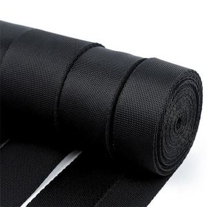 25 38 50 mm Straps Band Imitation Nylon <b>Webbing</b> Polyester Microgroove <b>Webbing</b> for Poly PES Car Safety Belt Seatbelt <b>Webbing</b> - Product Image 6