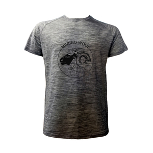 Maglietta in <span class=keywords><strong>lana</strong></span> Merino da uomo manica corta sportiva leggera a strati Base da trekking canottiera traspirante - Product Image 1