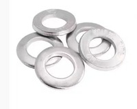 Rondelles de roue chromées de grande taille 1,25'' de diamètre extérieur 0,695'' de diamètre intérieur 0,118'' d'épaisseur