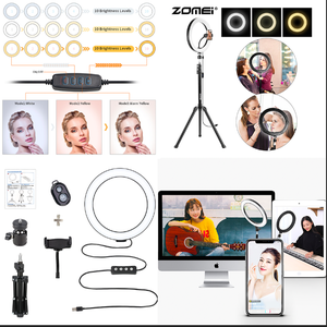 Universal Selfie regulable Led anillo <span class=keywords><strong>de</strong></span> luz <span class=keywords><strong>de</strong></span> relleno con soporte del trípode para el maquillaje tik <span class=keywords><strong>tok</strong></span> Video en vivo - Product Image 3
