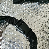 Couverture de climatisation en feuille d'aluminium personnalisée pour la maison, l'extérieur, la climatisation centrale et externe, le pare-soleil, la couverture du climatiseur extérieur