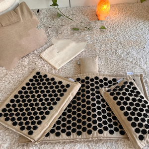 Nieuwe Populaire Gemakkelijk Op Te Bergen Acupressuur <span class=keywords><strong>Mat</strong></span> En Kussenset Voor Massagemat Voor Het Hele Lichaam - Product Image 4