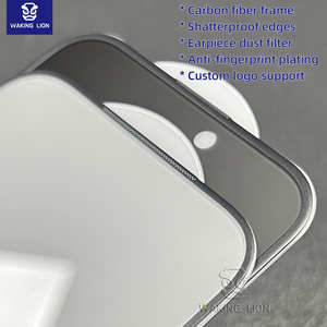 Liquid Silicone <strong>Tempered</strong> <strong>Glass</strong> Carbon Fibre Shatterproof Edge 3D Protective Film for iPhone 17 Pro Max 16 15 14 Screen - Product Image 6