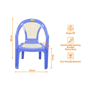 Modern Living Room Armchair Durable Leisure <b>Seating</b> Red Woven Seat <b>Foam</b> Filled PP Material Comfortable - Product Image 3