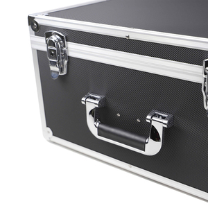 Mallette de rangement en aluminium de grande capacité personnalisée pour 2 rangées de CD, 200 pièces, étuis en aluminium pour disques vinyles et albums LP - Product Image 6