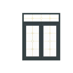 Système de fenêtres et de portes battantes en aluminium série GM 65, série 6000, 6063 T5, revêtement poudré haute qualité - Product Image 5