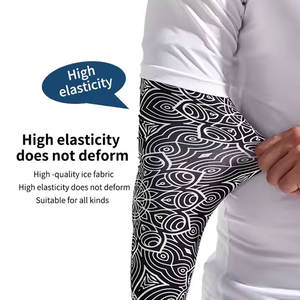 スポーツスポーツスポーツアームスリーブスポーツ肌に優しいスポーツアートフルアームスリーブ - Product Image 4