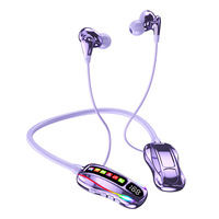 Écouteurs sans fil tour de cou de haute qualité, nouvelle génération, avec puce JL, réduction de bruit ENC, étanchéité IPX4, contrôle tactile, Bluetooth 5.4, Type-C