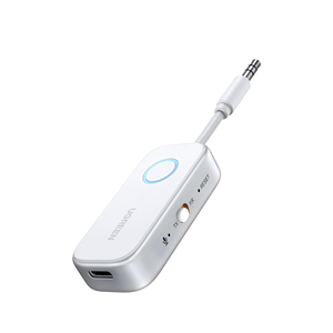 UGREEN Airplane Bluetooth 5,4 Transmisor Receptor para 2 auriculares, Airplane Travel Essentials 2-en-1 Adaptador inalámbrico Bluetooth - Product Image 1