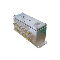 Boîtier de jonction antidéflagrant en acier inoxydable LD SS304 de 2 mm d'épaisseur, IP66 Ex Eb IIC T6 Gb DC24V 10A, finition brossée