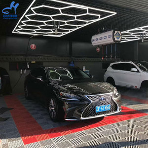 차 세척 상점 꾸미기를 위한 직업적인 6 각형 벌집 세차 빛 벌집 spliceable led 빛 - Product Image 4