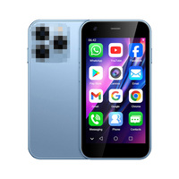 Smartphone Android 9 Mini XS15 3 pouces HD à écran tactile, 2 Go de RAM et 16 Go de ROM, téléphone portable 3G pas cher