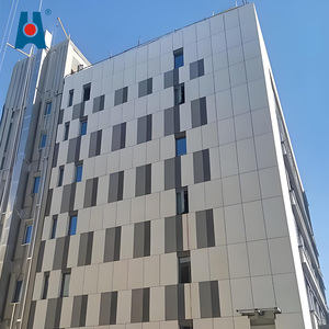 Papan semen serat pelapis dinding, dekorasi bangunan eksterior gaya Modern 1220x2440mm tahan api kalsium silikat - Product Image 3